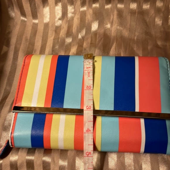 Safe keeper striped colorful wallet-like new. Has tons of space - Picture 12 of 13